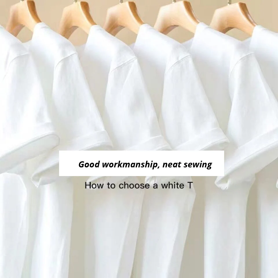 Summer Casual 100% Cotton Regular-Fit Women Crew Neck Basic White T-Shirts - Image 3