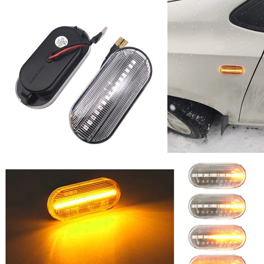 Dynamic LED Side Marker Signal Light Indicator Lamp For SEAT Leon 1P Ibiza Mk3 6L Mk4 6J Toledo Exeo Sedan Exeo Sedan - Image 5