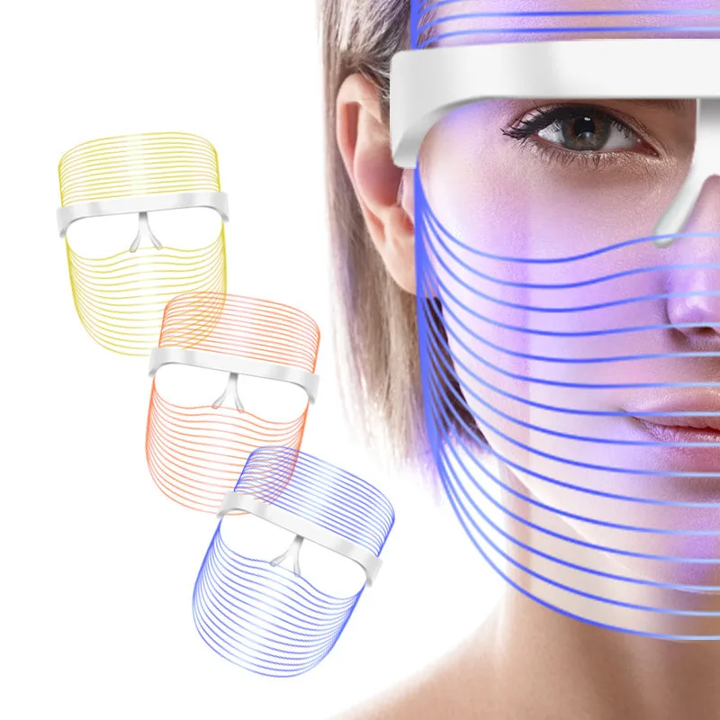 7 Colors LED Light Beauty Face Mask Facial SPA Photon Therapy Anti Aging Remove Wrinkle Acne Rejuvenation Skin Care Tool