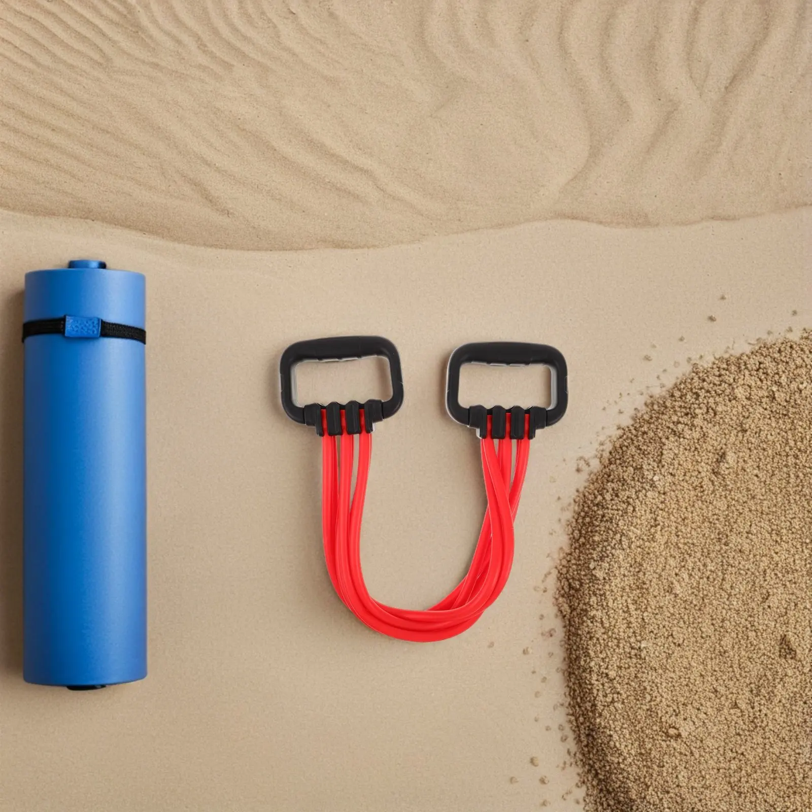 Full Body Workout Band Adjustable Resistance Exercise Bands Set for Men Women Arm Chest Back Strengthening Home Gym Fitness - Image 2